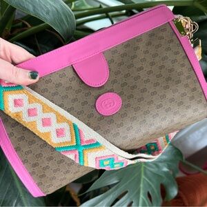 ṡọĿԀ Authentic: Vintage Gucci Micro GG Crossbody Bag